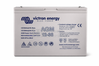 Bater�a Solar Victron Energy AGM | 12 Voltios 38 Amperios (C100)